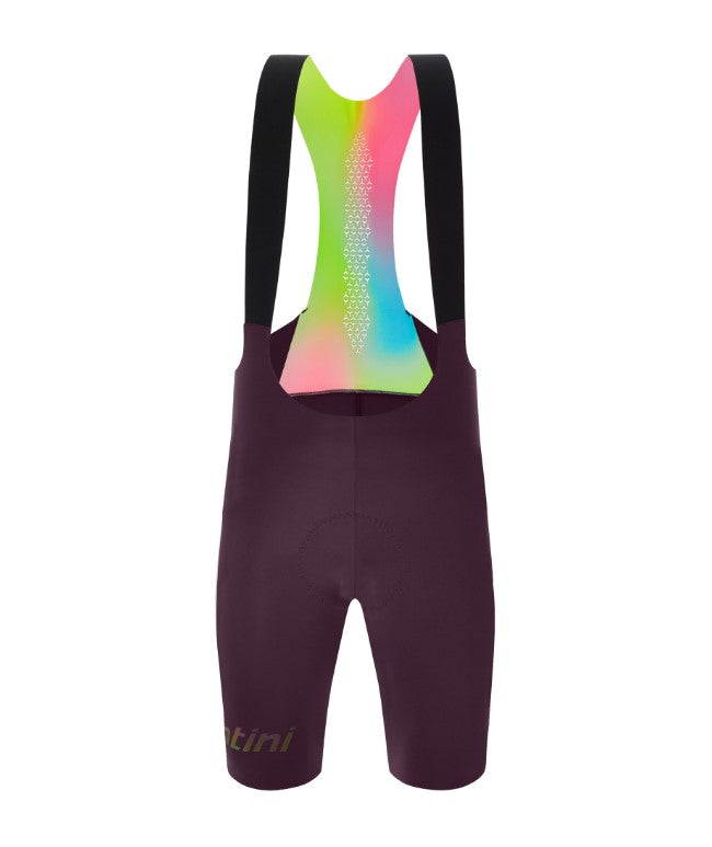 Santini Unico Bibshorts Herre Burgundy