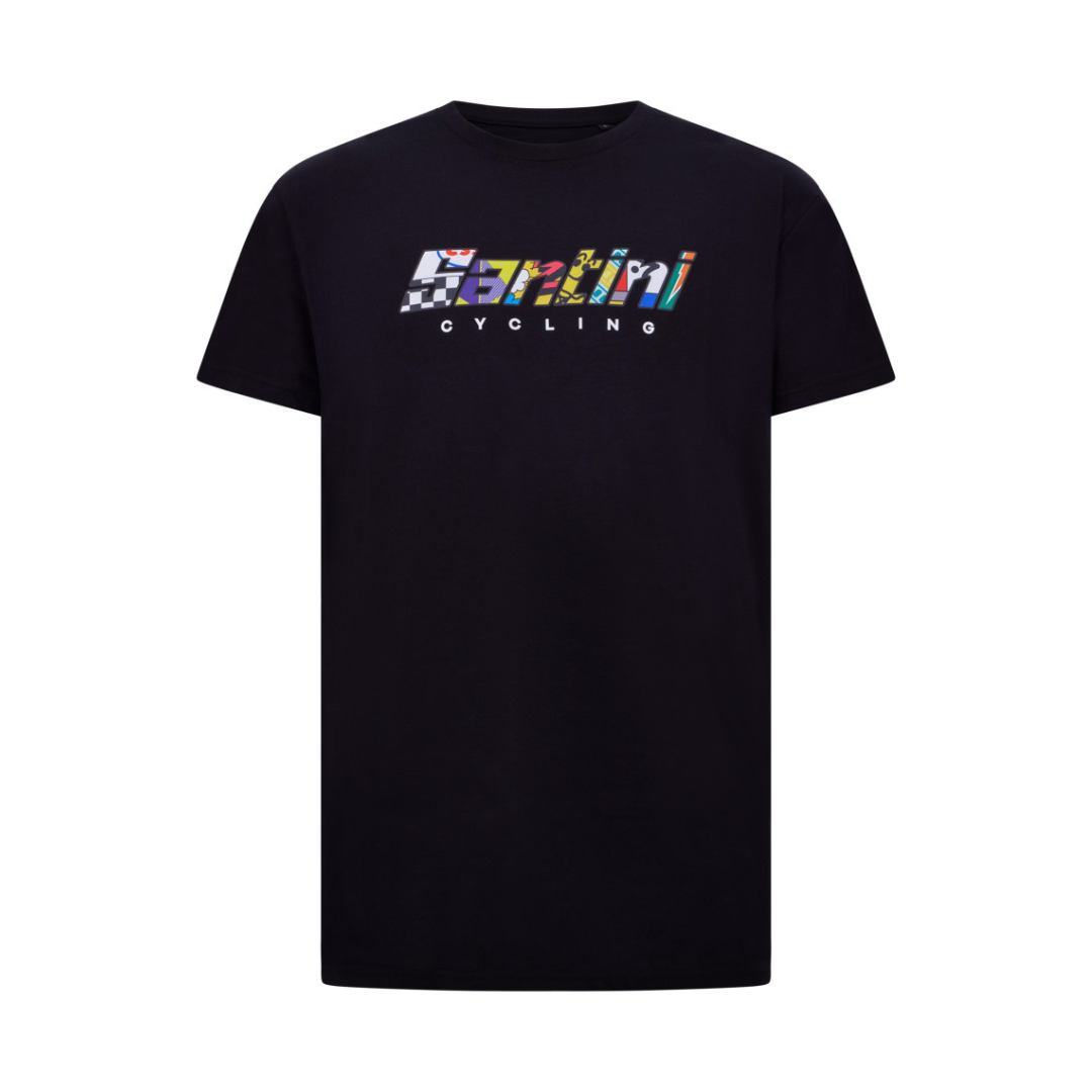 Santini Cycling 60 års jubilæums T-Shirt Unisex Sort