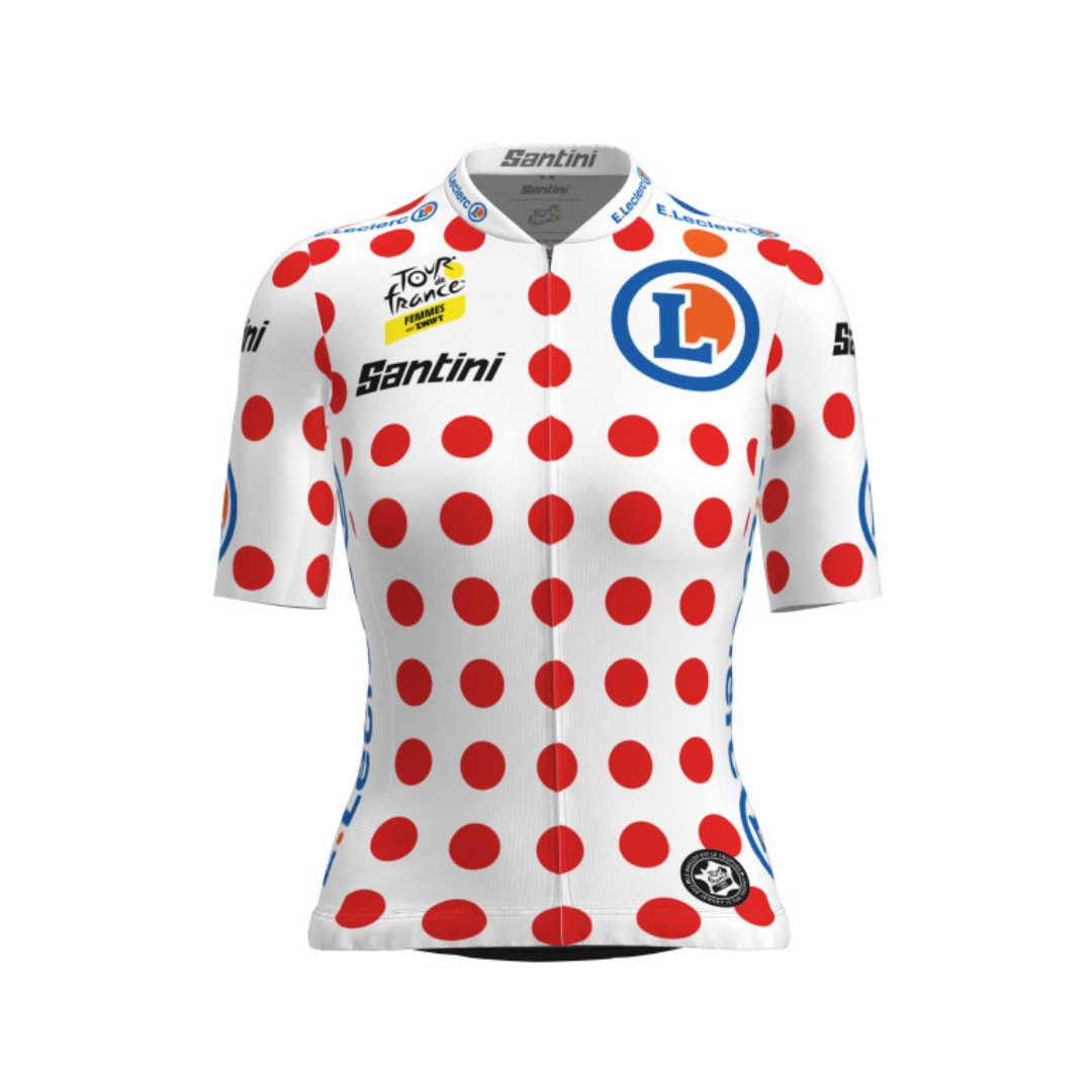 Santini Tour de France Femmes Avec Zwift Jersey Dame Prikket