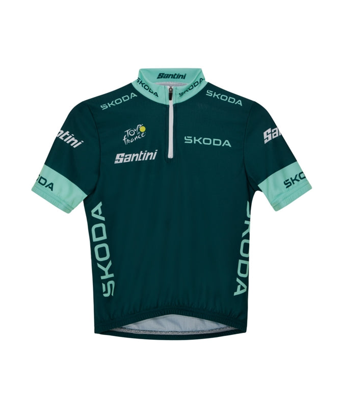 Santini Tour de France Jersey Grøn Børn