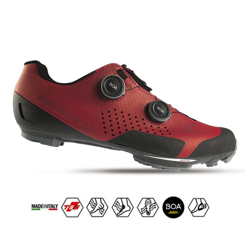 Gaerne G.Dare Gravel/MTB Carbon Cykelsko Mat Burgundy