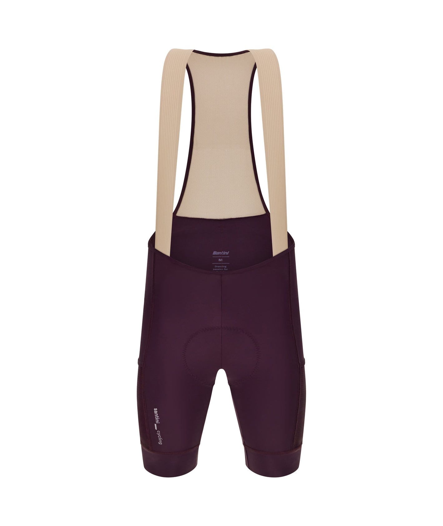 Santini Cargo Gravel Bibshorts Herre Burgundy