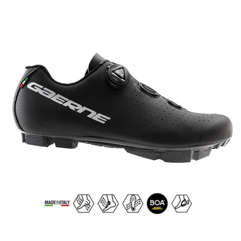 Gaerne G.Trail Gravel/MTB Cykelsko Mat Sort