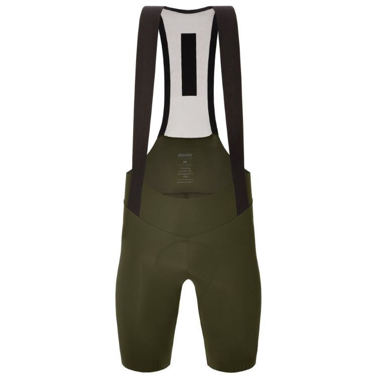 Santini Plush Bibshorts Military Green