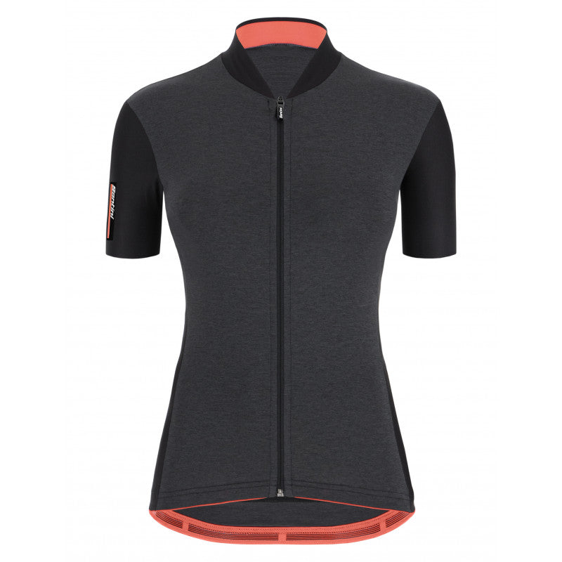 Santini Color SS Jersey dame sort L