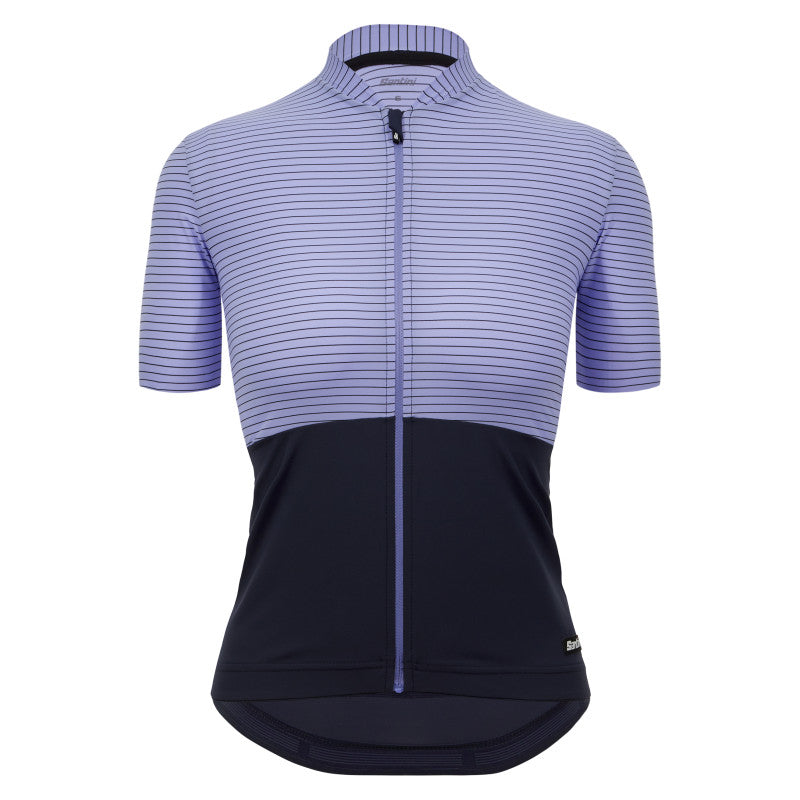 Santini Color Riga S/S Jersey Dame Lilla