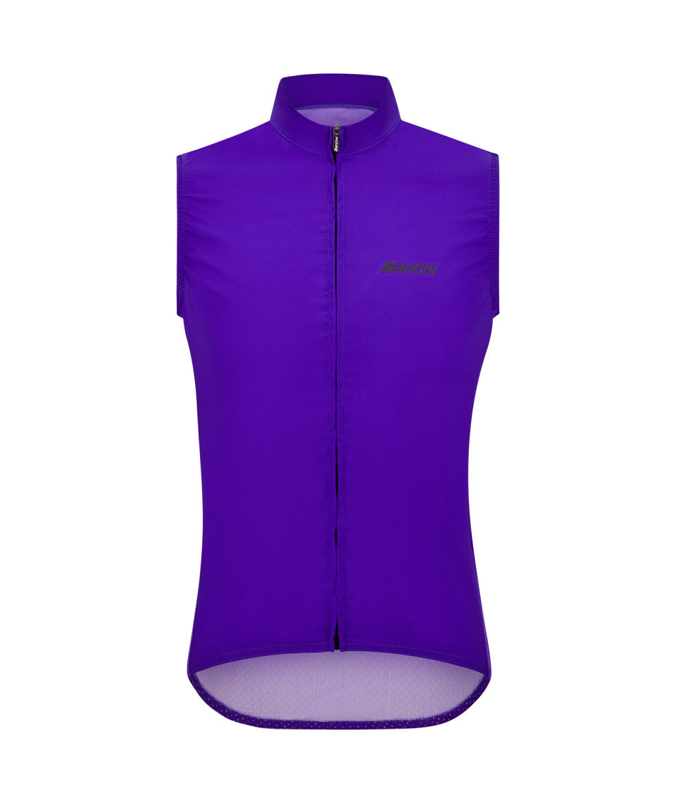 Santini Ready To Ride Unisex Block Vindvest Lilla