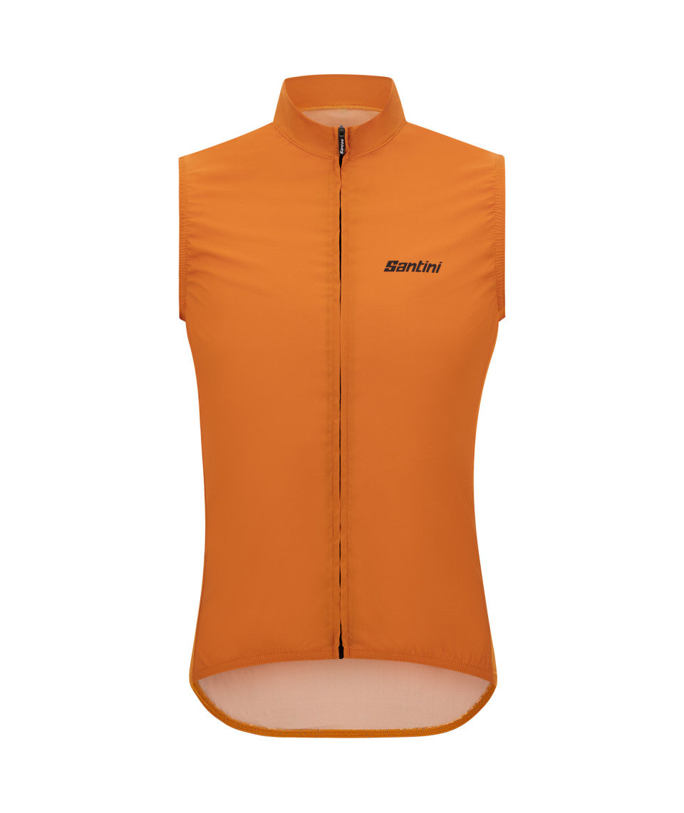 Santini Ready To Ride Unisex Block Vindvest Rust