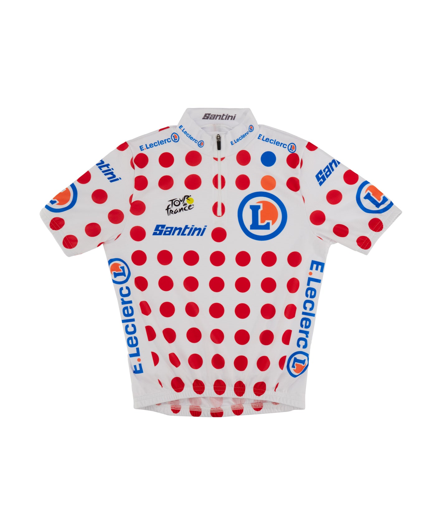 Santini Tour de France Jersey Prikket Børn