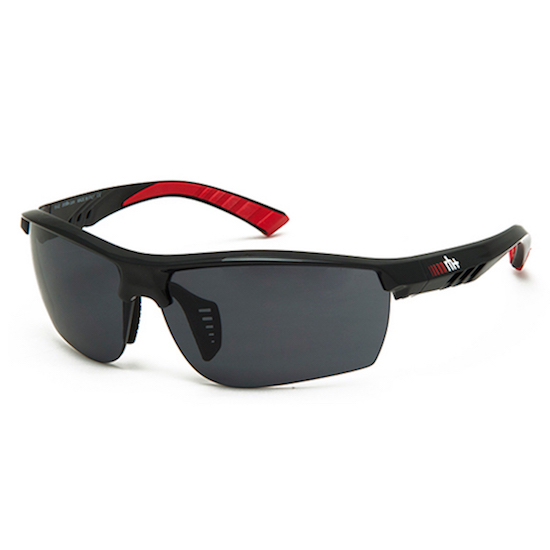 rh+ Zero cykelbrille black/red