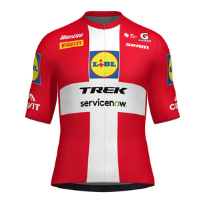 Santini LIDL-TREK 2026 kortærmet cykeltrøje dannebrog voksen