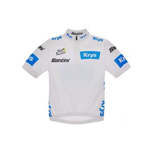 Santini Tour de France Jersey Hvid Børn