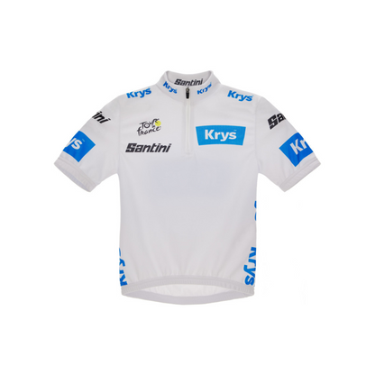Santini TDF Jersey Hvid Børn