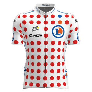 Santini Polka Dot TDF KOM Replica SS