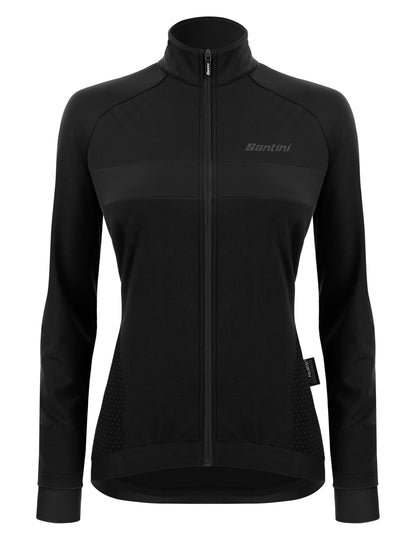 Santini Coral Bengal cykeljakke vinter dame - Sort Str M