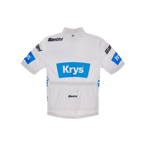 Santini Tour de France Jersey Hvid Børn