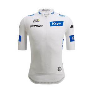 Santini Tour de France Replica Hvid Jersey