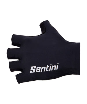 Santini 3D cykelhandsker unisex - Sort