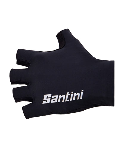 Santini 3D cykelhandsker unisex - Sort