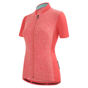 Santini Colore Puro Jersey Dame Granatina