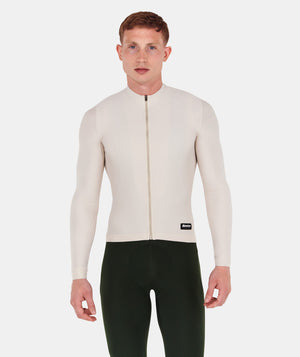 Santini Ready To Ride Unisex Langærmet Jersey Cappuccino