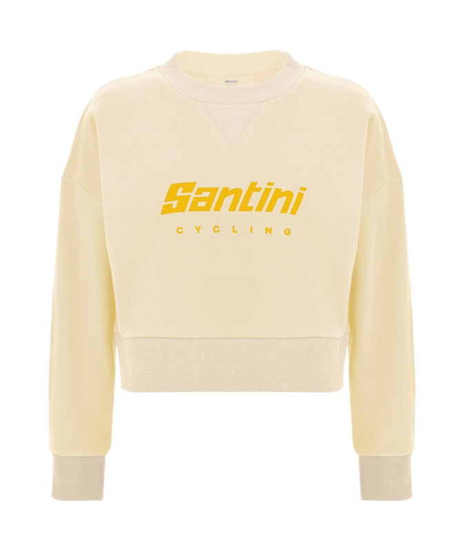 Santini Cycling Brand Cropped Sweat Gul
