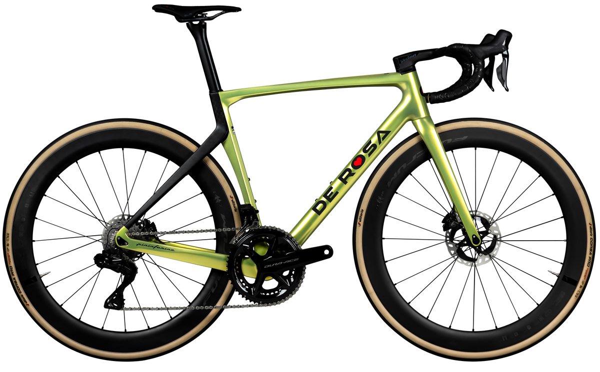 De Rosa Settanta | 70 Dura Ace Di2 Powermeter | Metron 5D ACR | Fulcrum Sharq Carbon