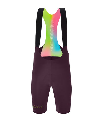 Santini Unico bib-shorts herre - Burgundy