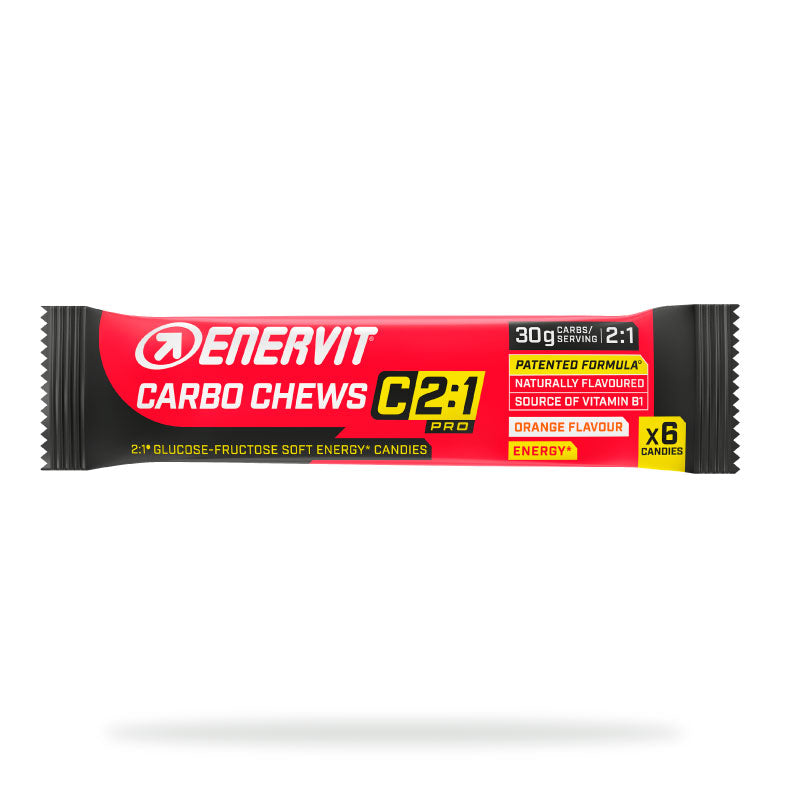 Enervit C2:1 Carbo Chews Orange 3 pack x 6 stk