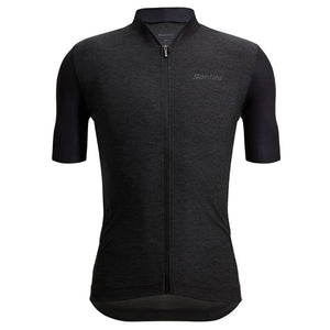 Santini Colore Puro SS Jersey Mand Sort