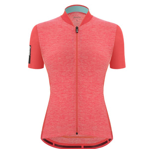 Santini Colore Puro Jersey Dame Granatina