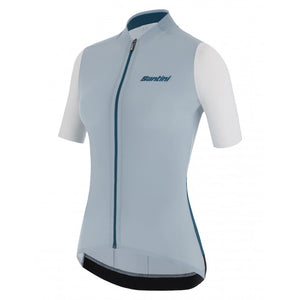Santini Redux Stamina SS Jersey Dame Silver