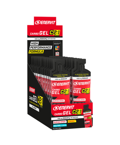 Enervit C2:1 Carbo Gel No Flavour m/Sodium 24x60ml