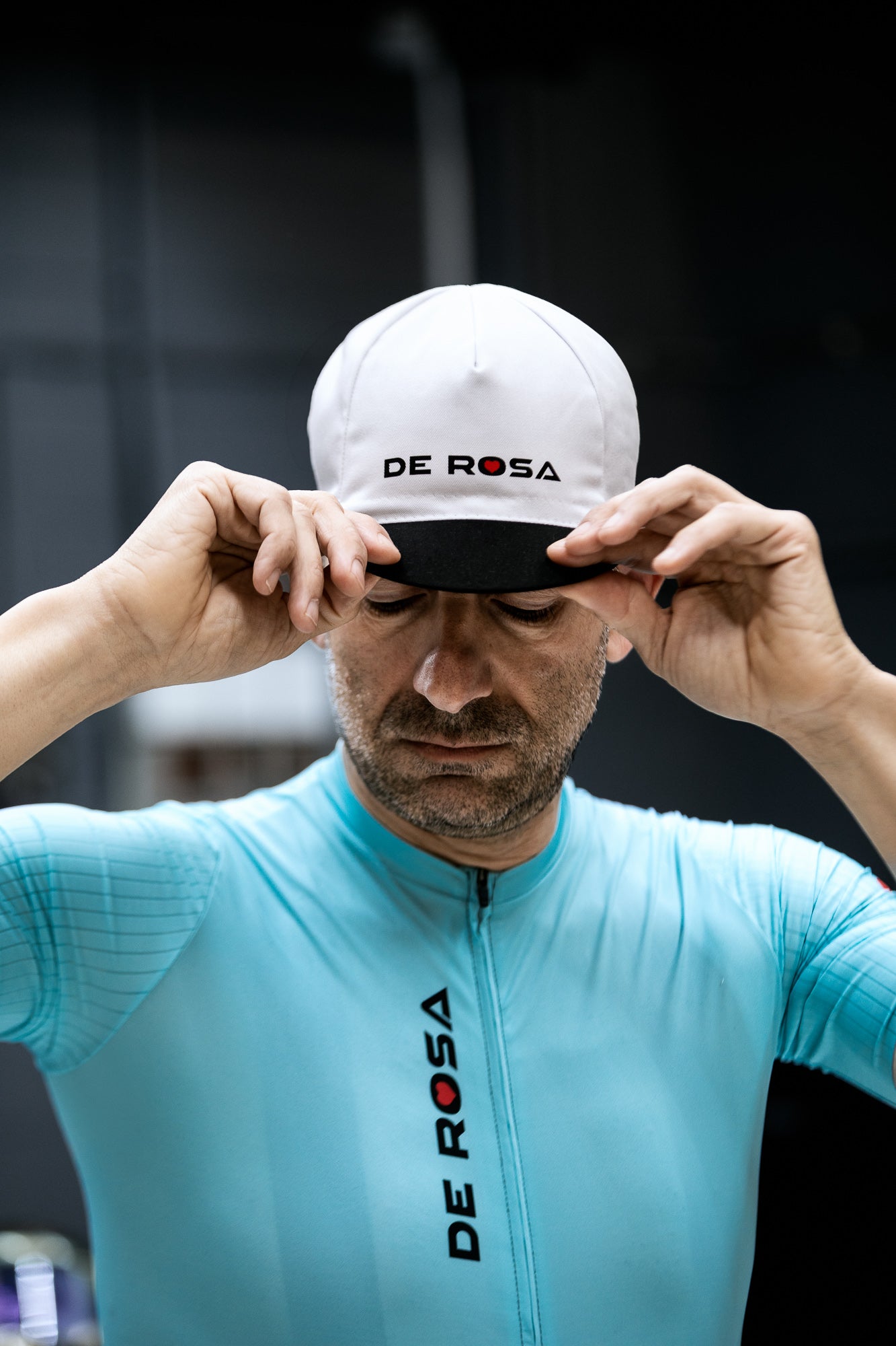 De Rosa cykelkasket onesize - Hvid