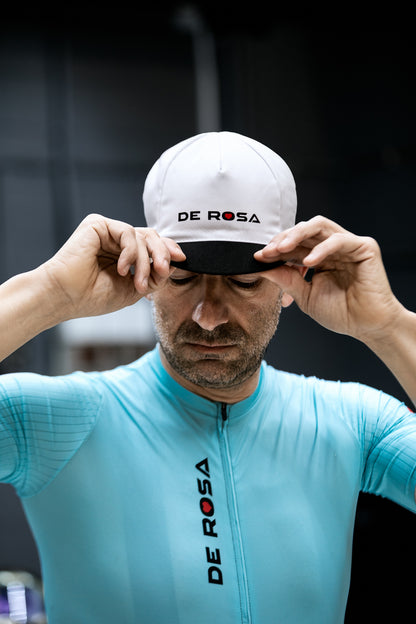 De Rosa cykelkasket onesize - Hvid