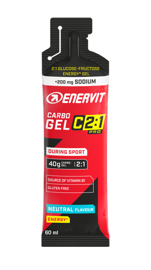 Enervit C2:1 Carbo Gel No Flavour m/Sodium 60ml