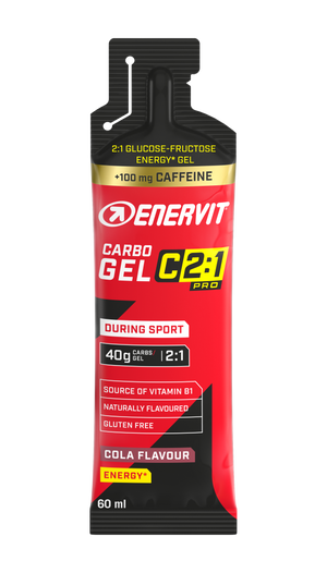 Enervit C2:1 Carbo Gel Cola m/Koffein 24x60ml