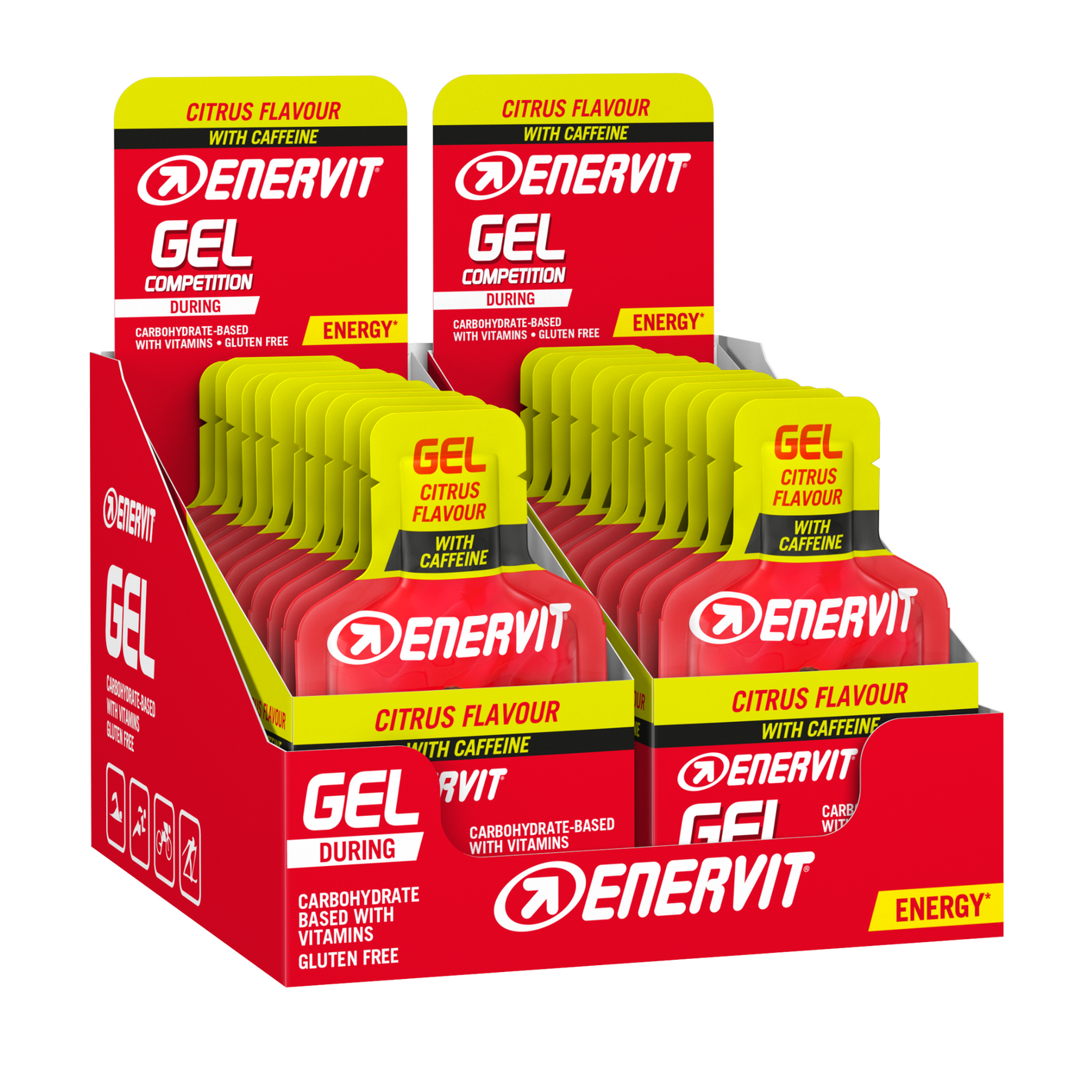 Enervit Sport Gel Citrus m/ Koffein 24x25ml