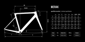 De Rosa Merak Disc | R8170 Di2 | Carbon Wind 42 | Størrelse M/L (Rytterhøjde 177-185 CM)