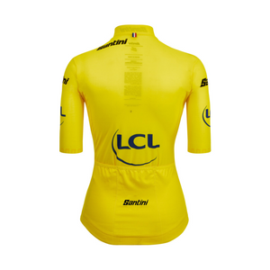 Santini TDF Femmes Avec Zwift Jersey SS Dame Gul