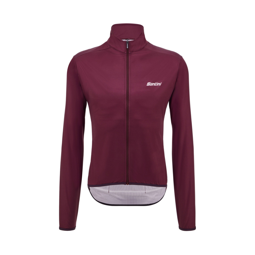 Santini Nebula Puro Wind Jacket Herre Burgundy