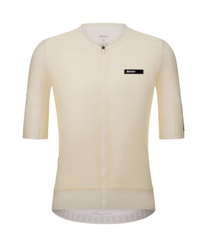 Santini Aero Race kortærmet cykeltrøje unisex - Cappuccino