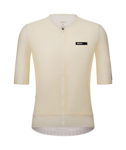 Santini Aero Race kortærmet cykeltrøje unisex - Cappuccino