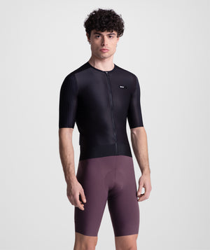 Santini Aero Race kortærmet cykeltrøje unisex - Sort