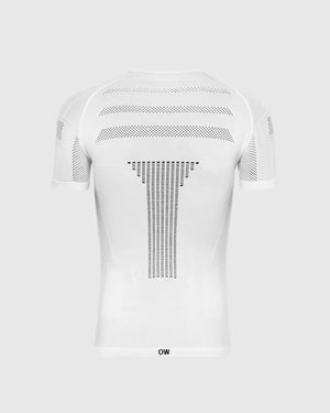 Outwet Base SS svedtrøje hvid m/ korte ærmer