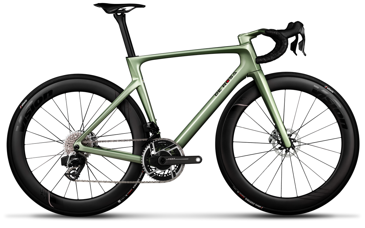 De Rosa Merak | Sram Red E1 + Powermeter | Fulcrum Sharq