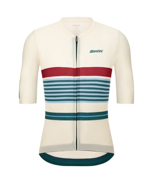 Santini Bengal EVO kortærmet cykeltrøje unisex - Cappucino