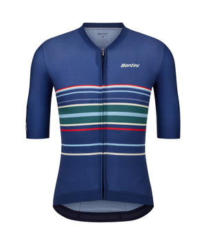 Santini Bengal EVO kortærmet cykeltrøje unisex - Blu Nautica
