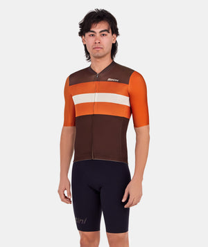Santini Bengal ECO Herre Jersey Rust
