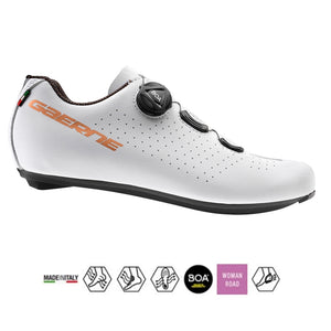 Gaerne Sprint Carbon 8.0 Road Dame Cykelsko Mat Hvid